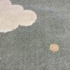 TOWN & COUNTRY LIVING Eternal Rainbow Rug with Blue Background