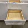 NEW! White 72" 6 Drawer Bathroom Vanity with Gold Hardware and Soft Close
