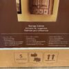 NEW! ALLEN + ROTH Ballantyne Ebony-Glazed Mocha Solid Wood Storage Cabinet