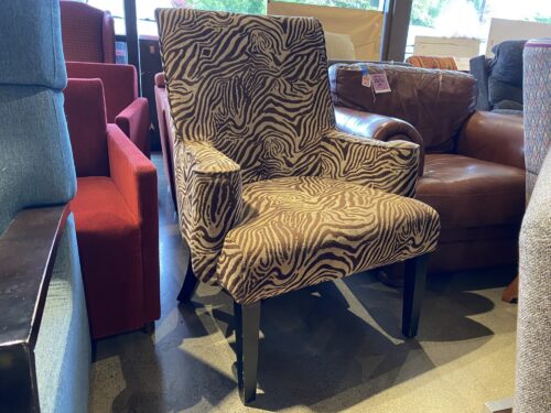 Brown Zebra Armchair