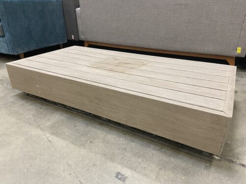 RESTORATION HARDWARE Maya Teak Outdoor Coffee Table