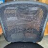 Black Mesh Adjustable Drafting Stool