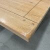Rustic Trestle Leg Dining Table with Leaves