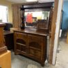 Vintage Mirrored Buffet w/ Chinese Character