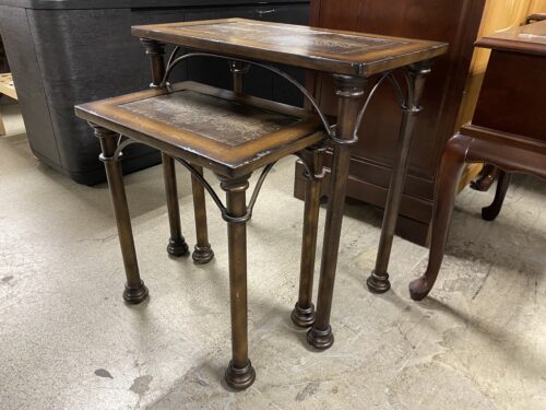 Distressed Rectangle Nesting Table Set