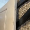 White 2-Panel Exterior Door, Undrilled