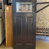 Dark Blue-Grey Entry Door w/ Decorative 1/4 Light, Undrilled