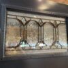 Dark Blue-Grey Entry Door w/ Decorative 1/4 Light, Undrilled