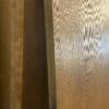 Rustic 1/4 Light Natural Wood Entry Door w/ Shelf