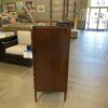 Tiger Grained 4 Drawer Tallboy Vanity Dresser