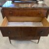 Tiger Grained 4 Drawer Tallboy Vanity Dresser