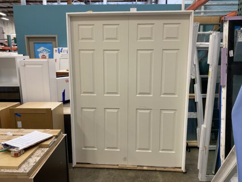 6 Shaker Solid Core Double Door - Universal