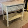 Pale Bamboo-Look Single Drawer Side Table