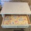 Pale Bamboo-Look Single Drawer Side Table