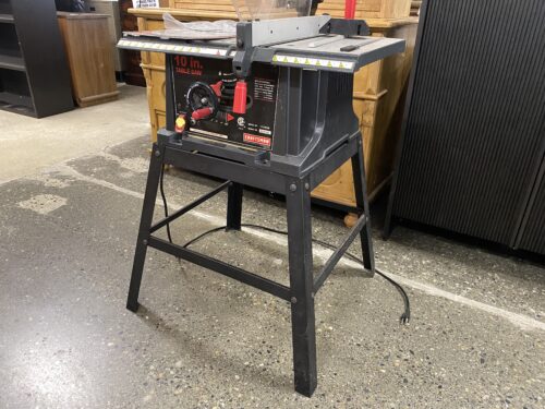 CRAFTSMAN 10" Table Saw w/ Stand Model #137.21802