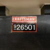 CRAFTSMAN Router Table Model #926501