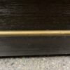 Modern Black & Brass Nightstand