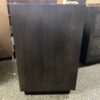 Modern Black & Brass Nightstand