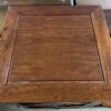 Ornate Cherry Stained Console Table 3-Piece Set