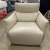 NATUZZI EDITIONS  Beige Leather Recliner