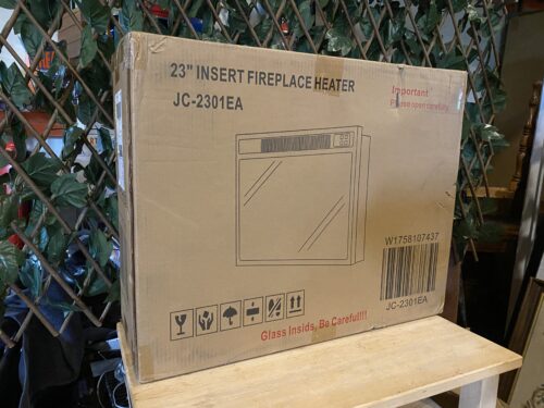 23" Electric Insert Fireplace Heater