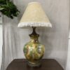 Vintage Large Marbled Ceramic Table Lamp