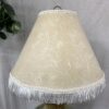 Vintage Large Marbled Ceramic Table Lamp