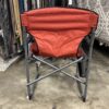 TIMBER RIDGE  Red and Black Heated Seat Camping Chair with Tray