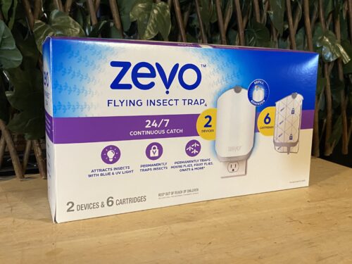ZEVO Flying Insect Trap Kit, 2 Devices & 6 Refills