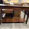 Dark Wooden Single Drawer Sofa Table