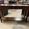 Dark Wooden Single Drawer Sofa Table
