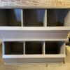 BADGER Grey 2Pc. 6-Bin Storage Cubby
