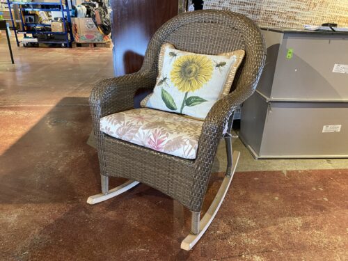 Bumblebee Woven Patio Rocking Chair