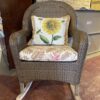 Bumblebee Woven Patio Rocking Chair