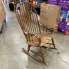 Rustic Wood Made in Yugoslavia Rocking Chair
