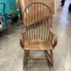 Rustic Wood Made in Yugoslavia Rocking Chair