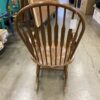 Rustic Wood Made in Yugoslavia Rocking Chair