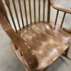 Rustic Wood Made in Yugoslavia Rocking Chair