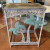 Petite Metal Palm Tree Accent Table