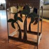Petite Metal Palm Tree Accent Table