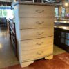 Lightweight Cream 5-Drawer Tallboy Dresser