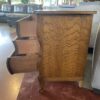 Stately Vintage 3-Drawer Side Dresser w/ Faux Keyholes