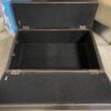 Black Rectangular Storage Ottoman