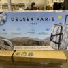 NEW! DELSEY PARIS Torrent Collapsible Rolling Duffel Bag in Grey Camo