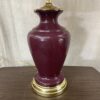 Dark Purple Ceramic Table Lamp