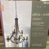 NEW! ALLEN & ROTH Aged Bronze 9-Light Chandelier