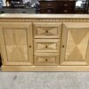Blonde 3-Drawer 2-Door Buffet