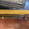 Solid Wood Bench in Blond Oak