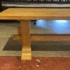 Solid Wood Bench in Blond Oak