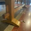 Solid Wood Bench in Blond Oak